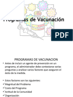 Programas de Vacunacion