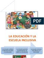 Organización de La Escuela Inclusiva