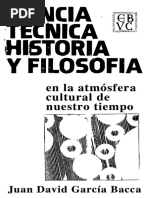 Juan David García Bacca - Ciencia, Técnica, Historia y Filosofía en La Atmósfera Cultural de Nuestro Tiempo-Universidad Central de Venezuela (1981)