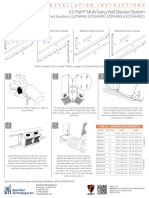 EZ Path Series 44+ Fire-Rated Pathway Multi Gang Wall Plate Installation Sheet