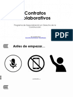 Contratos Colaborativos: Programa de Especialización en Derecho de La Construcción