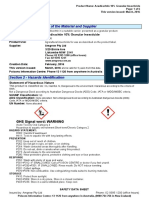 Azadirachtin 10% MSDS