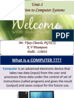 XI CS 2022-23 Chapter-1 Introduction To Computer System