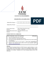 EE414 DSP - Final Exam - Jan 2021 - Set A