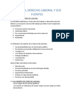 Tema 3 El Derecho Laboral y Sus Fuentes