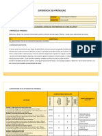 Secundaria Experiencia - Plan Lector