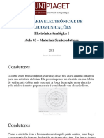 Aula 03 - Materiais Semicondutores