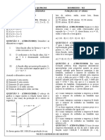 Função Do 1º Grau - Bombeiro Ni - Prof. Quincas