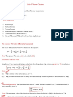 Unit-5 Vector Calculus