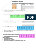 Grouping Data Worksheet