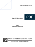 D MBA 403 MM Rural Marketing