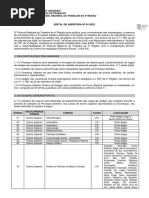 1052 - 1 - Edital Processo Seletivo Estagio TRT4