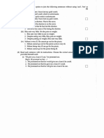 English Language Synthesis and Transformation of Sentences MCQ Sets