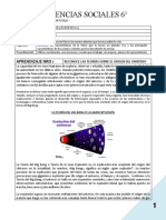 GUIA P1 SOCIALES Aprendizajes 1 y 2 para 6 GRADO