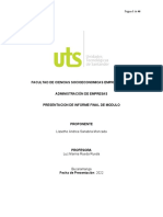 Informe Final de Modulo - Desarrollo de Proyectos