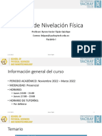 Clase de Nivelación Física TEMA 1