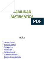 Habilidad Matemática