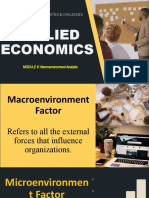 Module 6 Macroenvironment Analysis