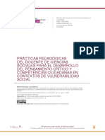 Prácticas Pedagógicas en Ciencias Sociales