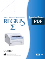 Regius Sigma Operation Manual - English - A1p6ba01en08