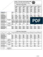 Revision Timetable - February 2023