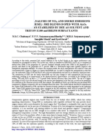 Comparitive Analysis of Nox and Smoke Emissions of Binary Diesel Jme Blends Doped With Al2o3 Nanoparticles Stabilised by Dee as Solvent and Tritonx100 and Brij58 SurfactantsRasayan Journal of Chemistry