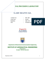 Iare Dsplab Manual 0