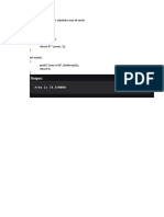 Write A C Program For Calculate Area of Circle