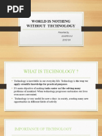 World Is Nothing Without Technology - 1