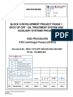 BK91 1310 CPF VED 003 QAC H03 0001 - A NDE Procedure For Centrifugal Pumps