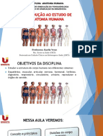 Aula 01 Uninta Introdução A Anatomia PDF