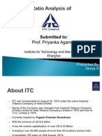 Ratio Analysis of ITC