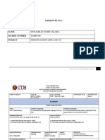 Lesson Plan English Form 2