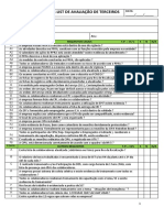 Anexo 10 - Check List Avaliação de Terceiros