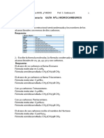 QUÍMICA 3ERO MEDIO Solucionario Guia #2 Hidrocarburos