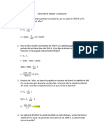 Tarea Interés Siempre y Compuesto Financiacion Internacional