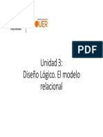 UD3 Diseño Lógico. Paso A Tablas