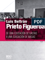 Colección Bicentenario Carabobo 69 Prieto Figueroa Luis Beltrán de Una Educación de Castas A Una Educación de Masas