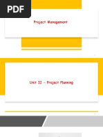 Unit II - Project Planning As On 22 Feb 23