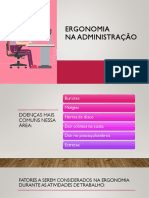 Apresentação Ergonomia