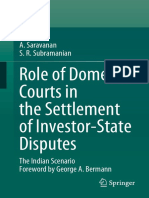 Role of Domestic Courts in The Settlement of Investor-State Disputes