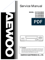 Service Manual: Daewoo Electronics Co., LTD