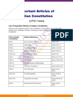 Important Articles of Indian Constitution Upsc Notes 74