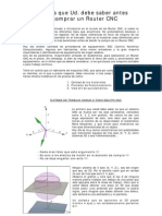 Como Elegir Un Router CNC