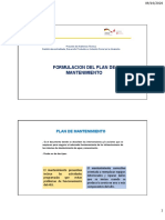 3) Plan de Mantenimiento