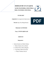 Trabajo Autónomo Grupo 5 - Tarea Inventarios Abc