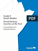 Grade 8 Social Studies: World History: Societies of The Past