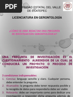 Como Elaborar Una Pregunta de Investigacion