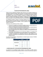 Dualidad en Programación Lineal