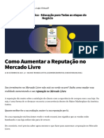 Como Aumentar A Reputação No Mercado Livre - Ecommerce Na Prática